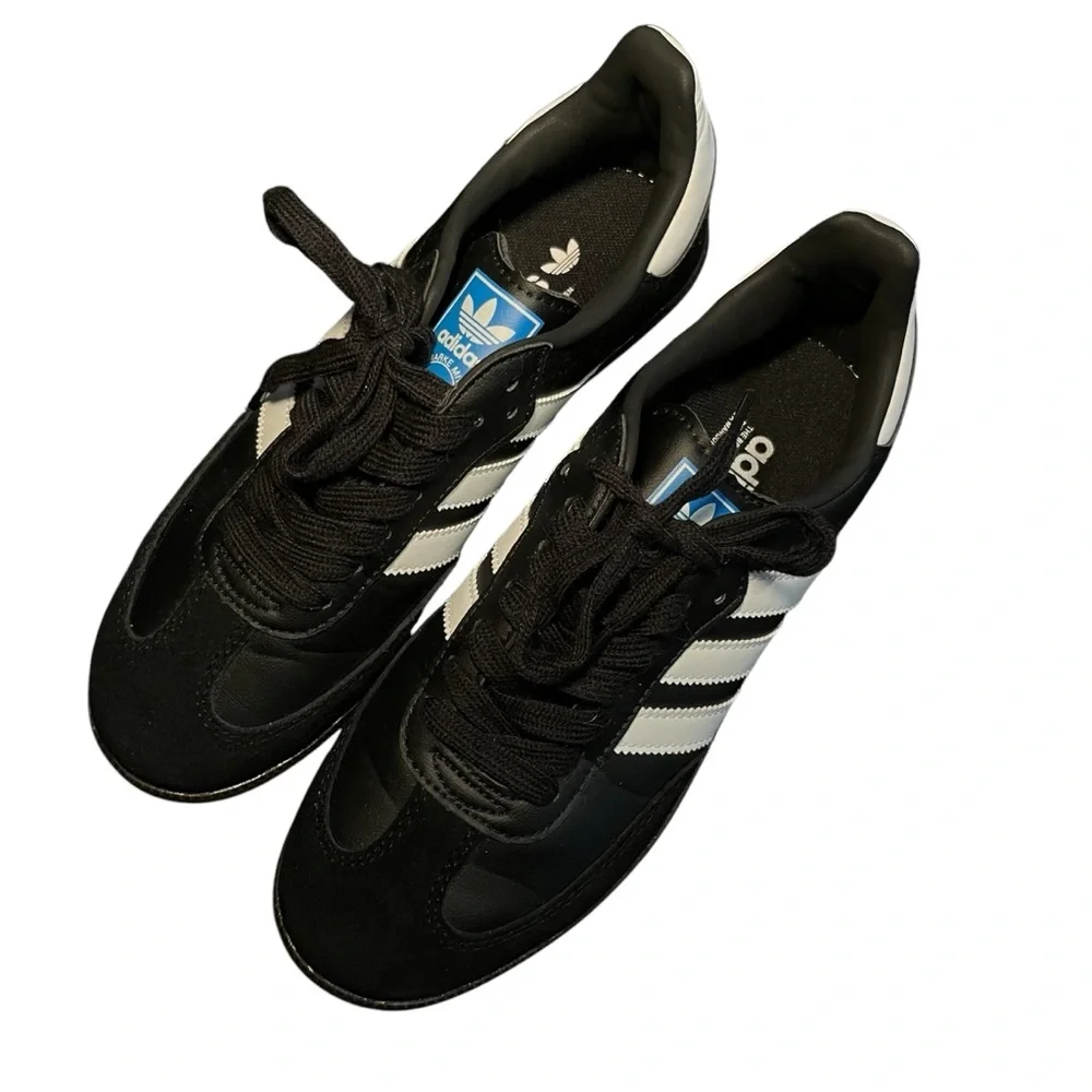 Adidas Samba Black and White Sneakers - Picture 2 of 8